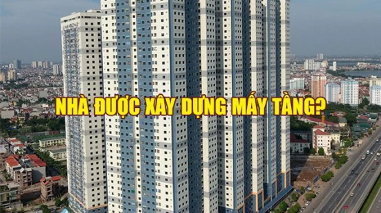 Nhà được xây mấy tầng?